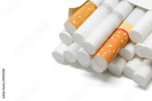 cigarette White background