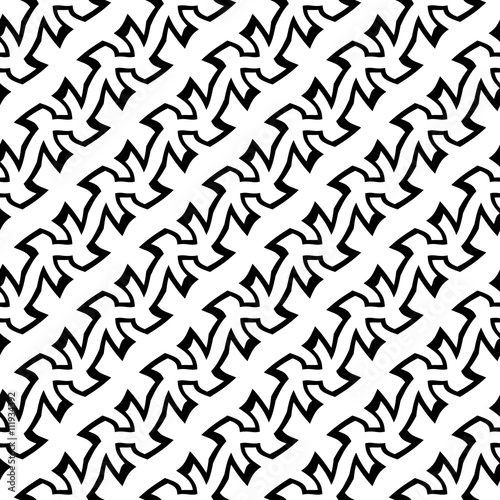 Vector hipster abstract geometry pattern stripes black and white seamless geometry background subtle pillow pattern design creative abstract art deco pattern hipster fashion print