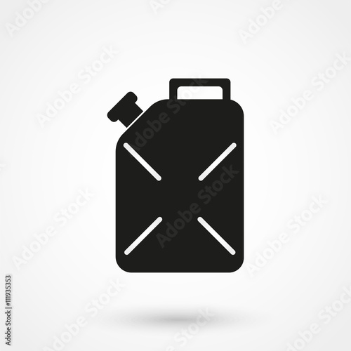 Icon of petrol jerrican