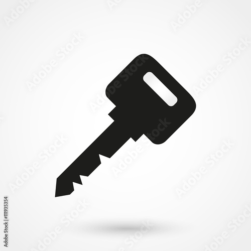 car key icon vector