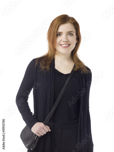 a beautiful woman with sling bag © Dan Kosmayer