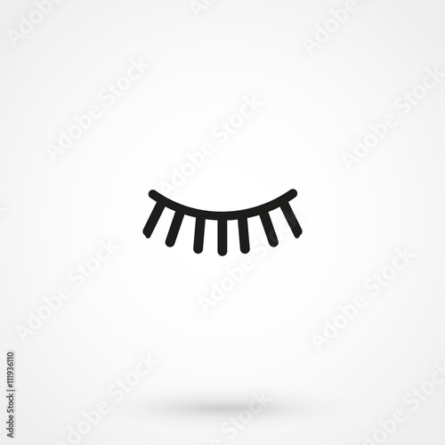 eyelash icon vector