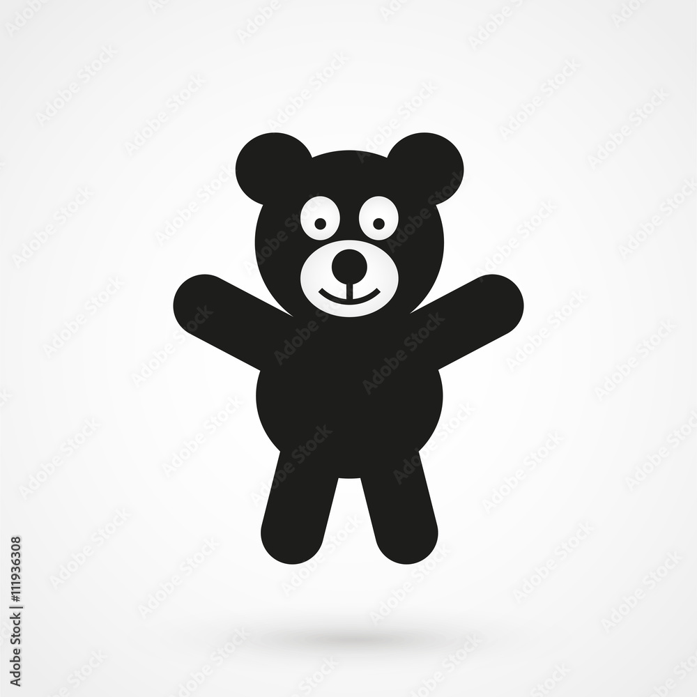 Naklejka premium Teddy Bear icon