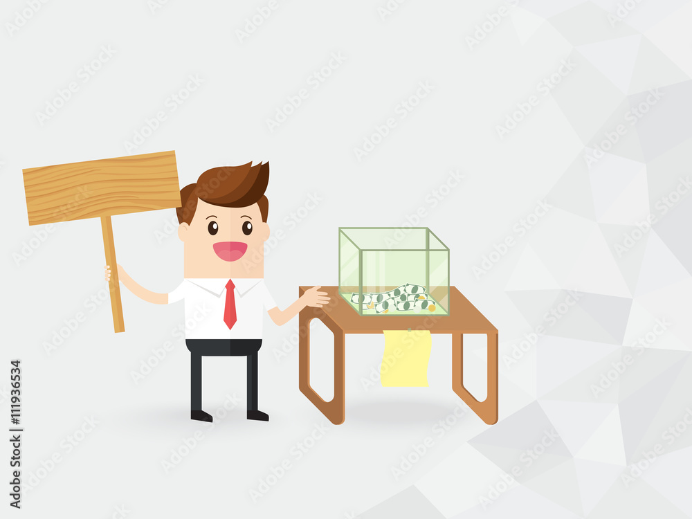 businessman or volunteer hold blank wooden board sign and invitation to donate money. your help will make a real difference. copy space businessman or volunteer hold blank wooden board sign and invitation to donate money. your help will make a real difference. copy space