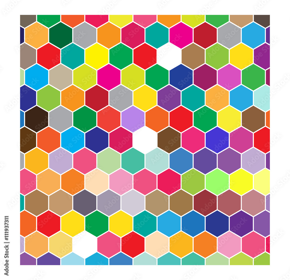 abstract colorful hexagon polygons background abstract colorful hexagon polygons background