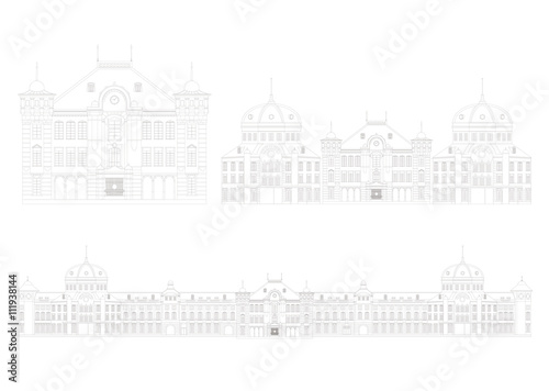 東京駅丸の内駅舎のイラスト