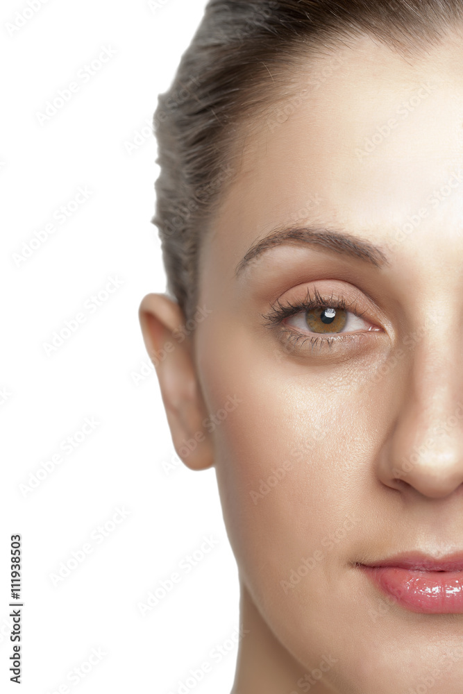 female face cropped