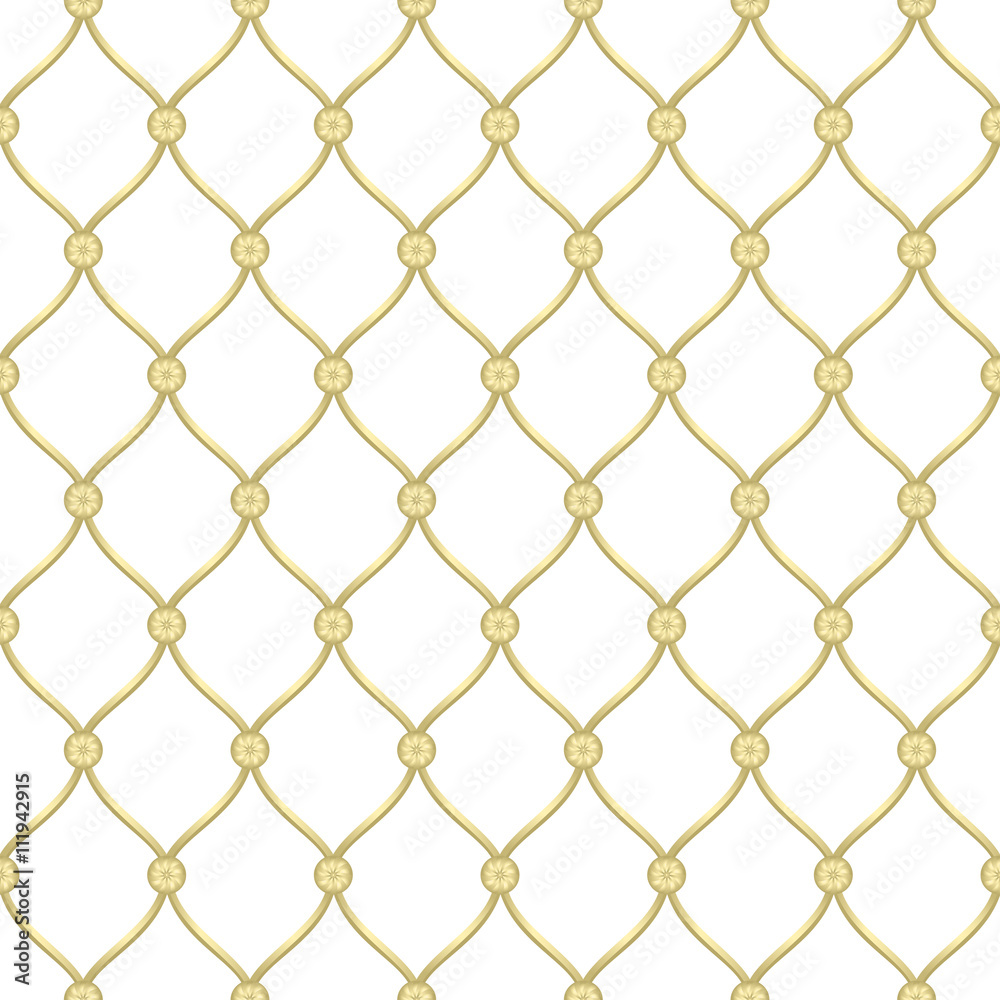 Abstract architectural detail for forged fence gold background Abstract architectural detail for forged fence gold background