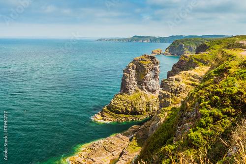 coastal landscape Bretagne, France photo