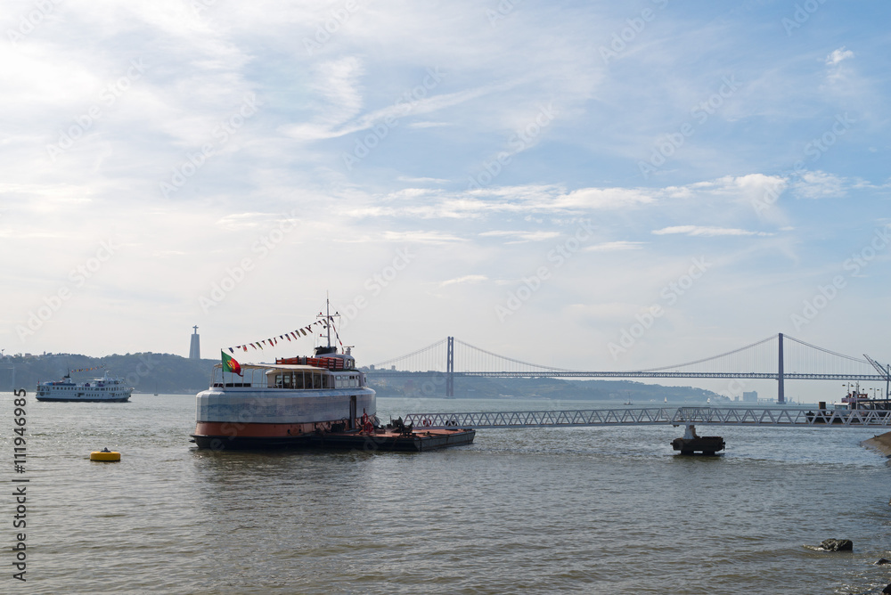 Lisbon Ferry boats