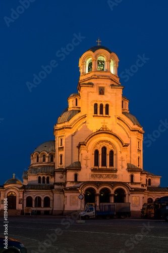 Amazing Night photo of Alexander Nevsky Cathedral, Sofia, Bulgaria