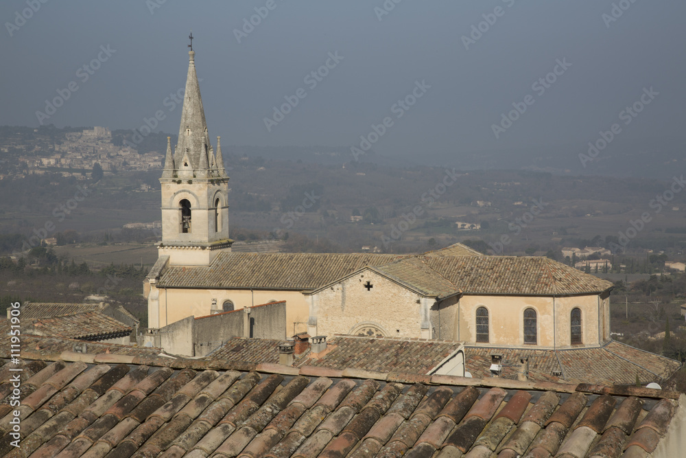 Bonnieux Village Church; Provence Bonnieux Village Church; Provence