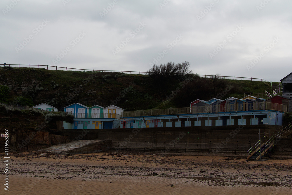Obraz premium View from the beach in Bude, Cornwall