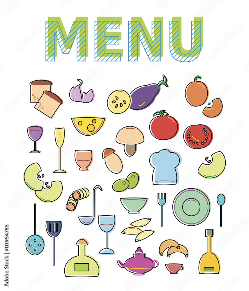 Restaurant cafe menu template design. Restaurant cafe menu template design.