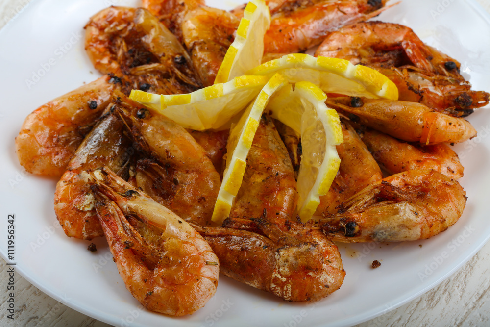 Roasted shrimps Roasted shrimps