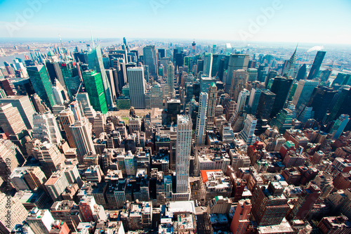 Vew of Manhattan from the Empire State Building  New York