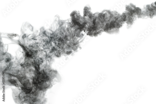 smoke isolated on the white background