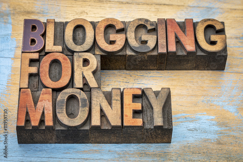 blogging for money banner