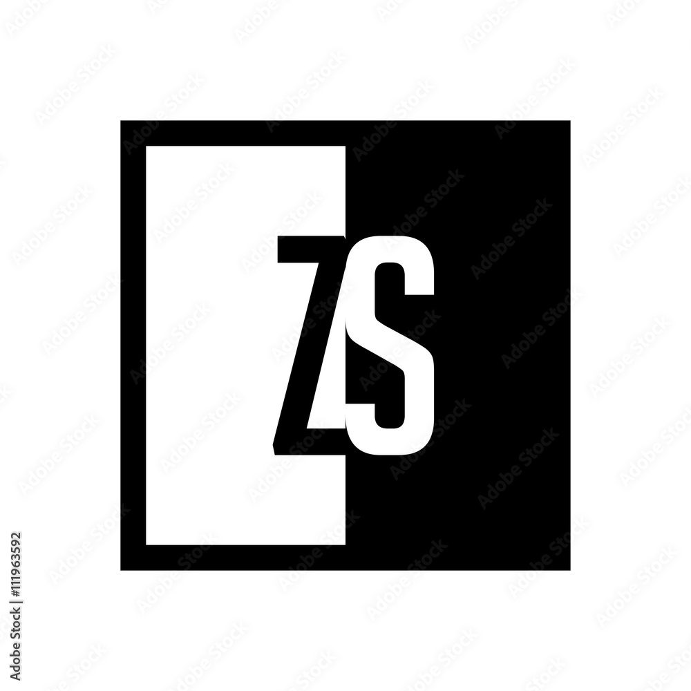 initial square half logo