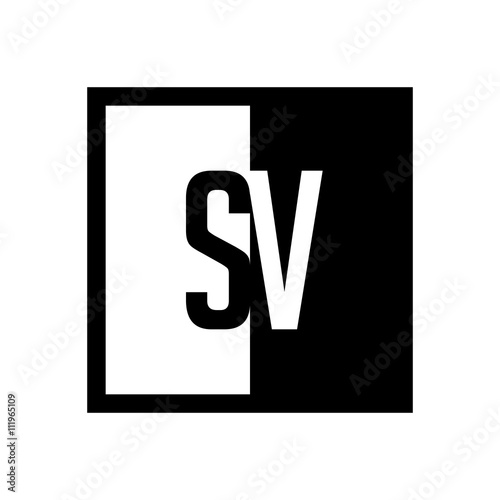 initial square half logo