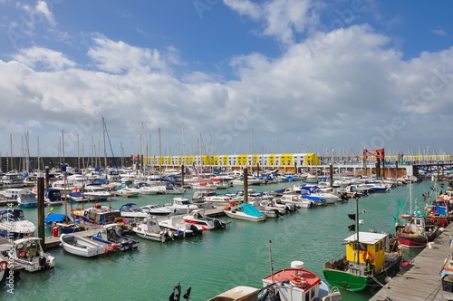 Fotografía Yachts moored at Brighton marina