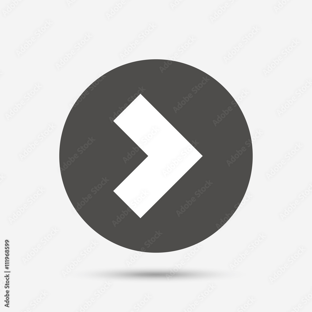 Arrow sign icon. Next button. Navigation symbol Arrow sign icon. Next button. Navigation symbol