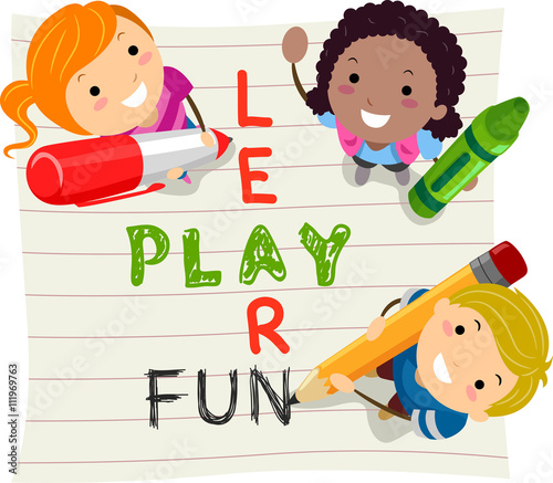 Stickman Kids Learn Play Fun