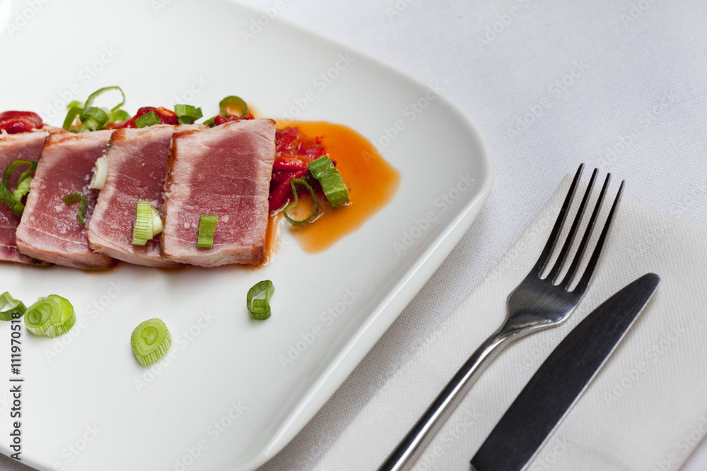 Tuna and pepper sauce Tuna and pepper sauce
