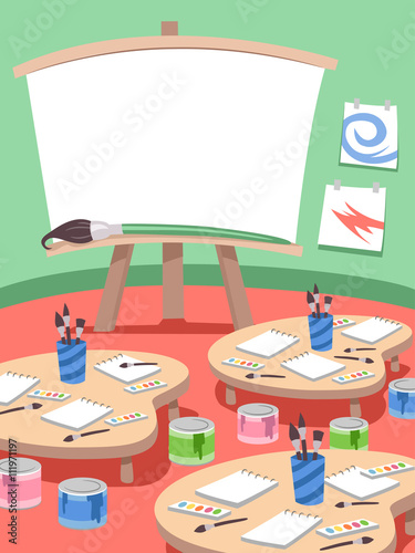 Classroom Painting Class