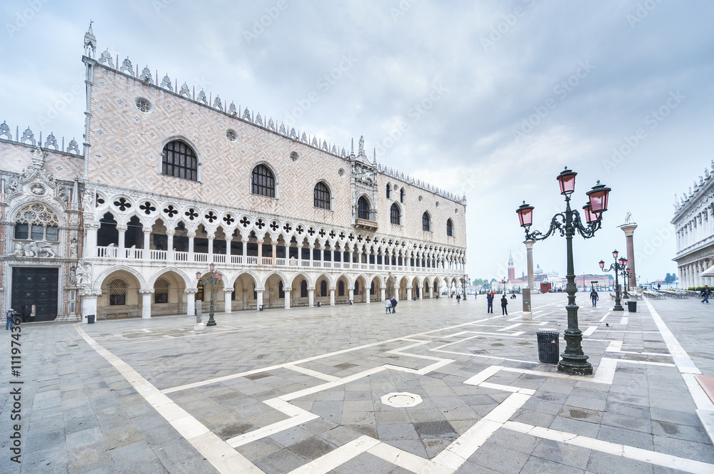 Doge's Palace on San Marco square, Venice, Italy