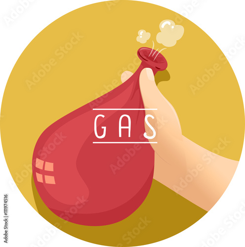 Hand Hold Gas Balloon