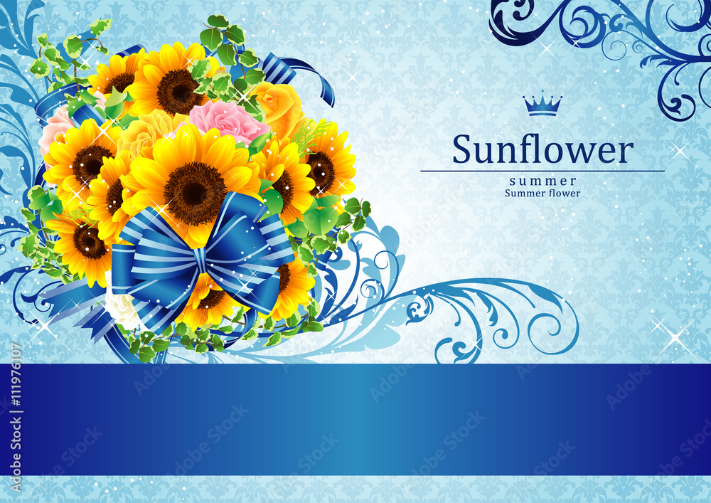 綺麗な向日葵の高級感ある背景stock Vector Adobe Stock 綺麗な向日葵の高級感ある背景stock Vector Adobe Stock