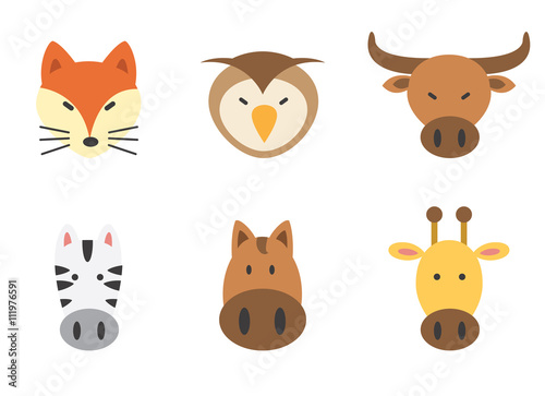 set of animal icon