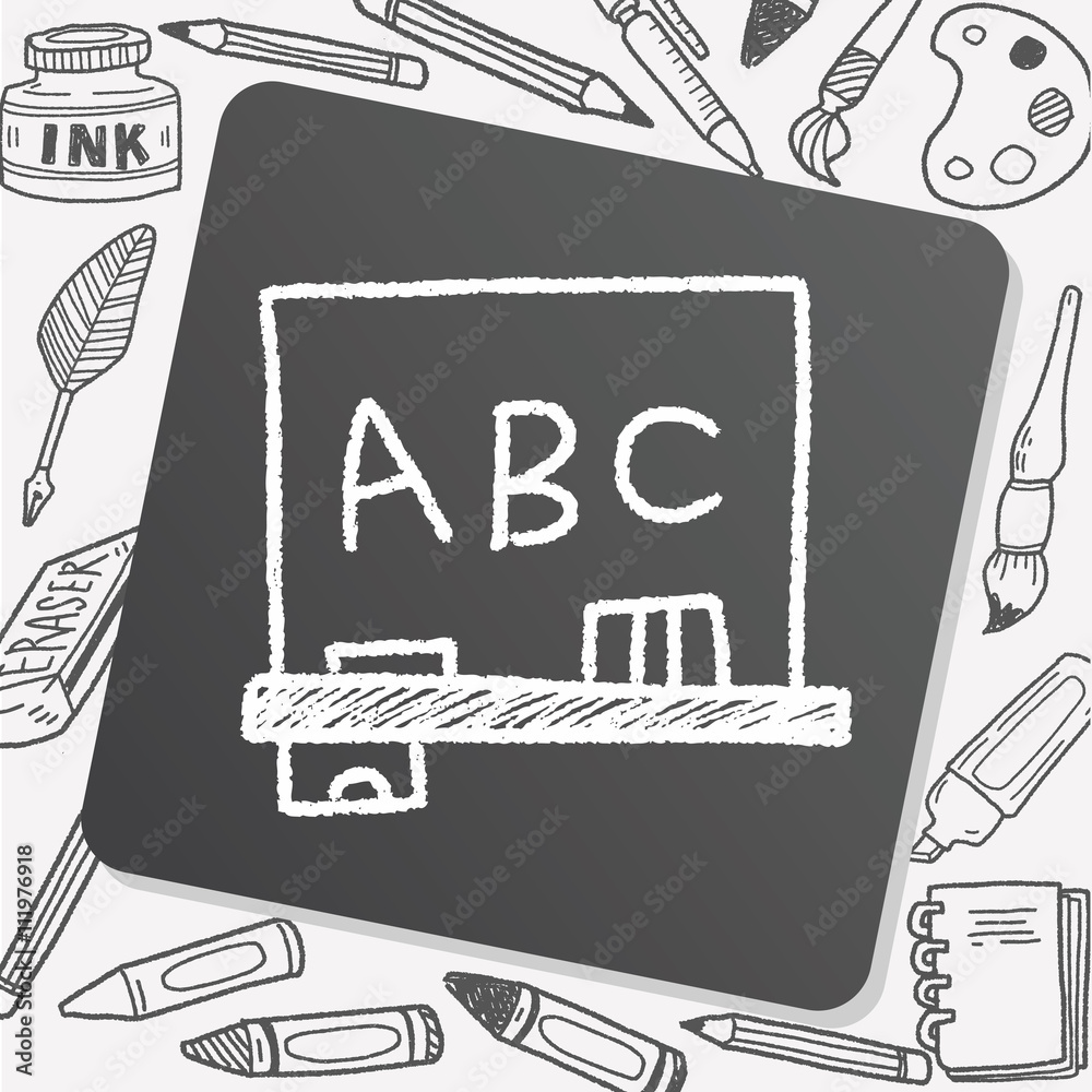 doodle blackboard doodle blackboard