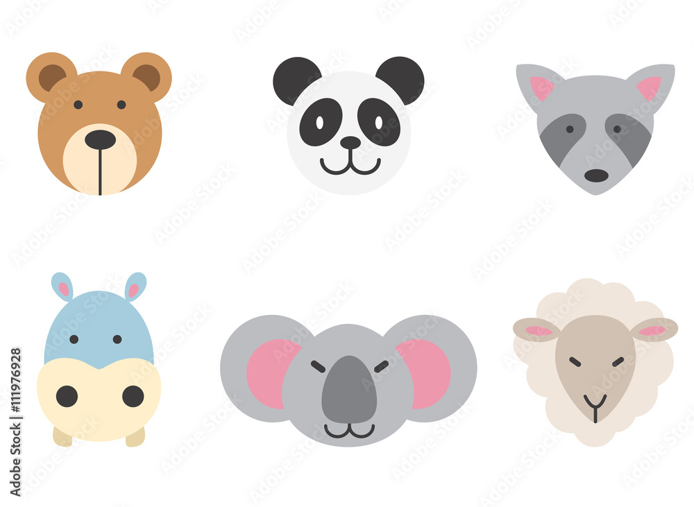 set of animal icon