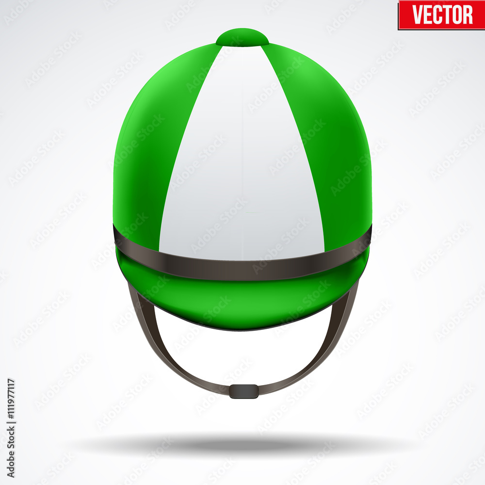 Classic Jockey helmet Stock Vector | Adobe Stock