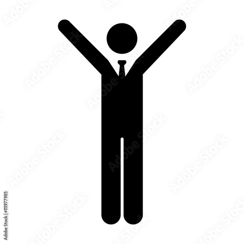 User Icon - Man, Businessman, Person, Human, Client, Customer Icon in Vector Illustration.