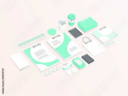 Corporate branding with complete accessory design