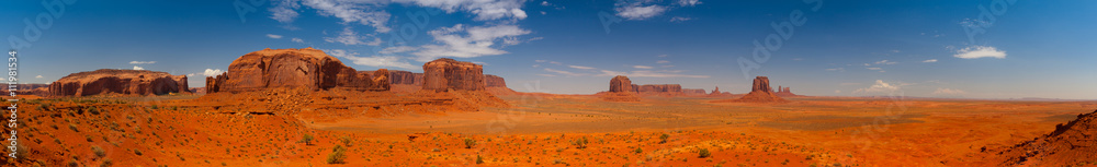 Iconic peaks of rock formations in the Navajo Park of Monument V Iconic peaks of rock formations in the Navajo Park of Monument V