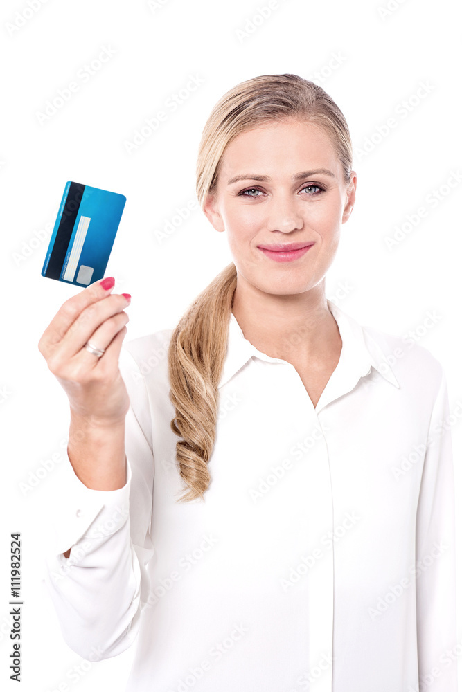 Here is my new cash card.