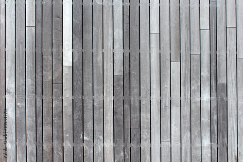 Mur en planches de bois