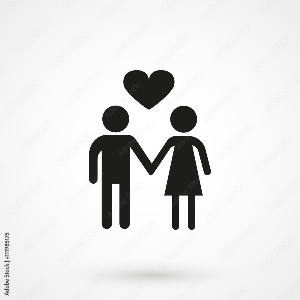 love icon vector