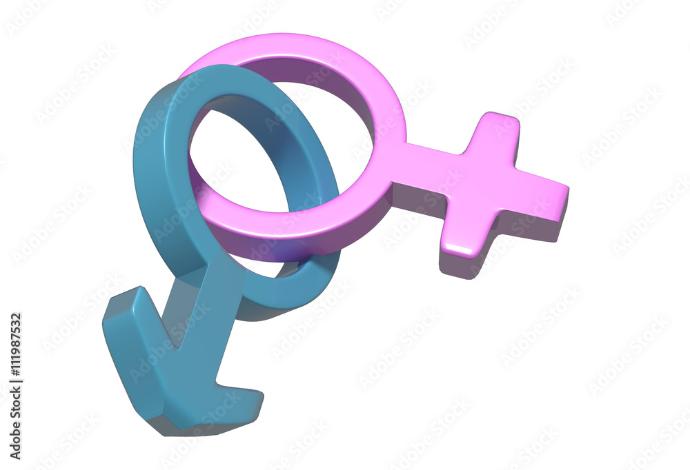 Two symbols of heterosexual relationship Two symbols of heterosexual relationship