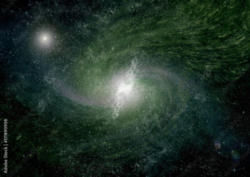 Obraz premium galaxy in a free space