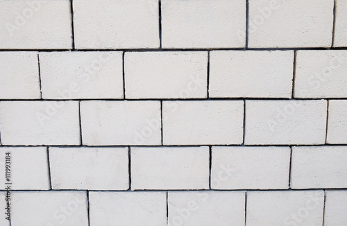 Grey brick wall for background or texture