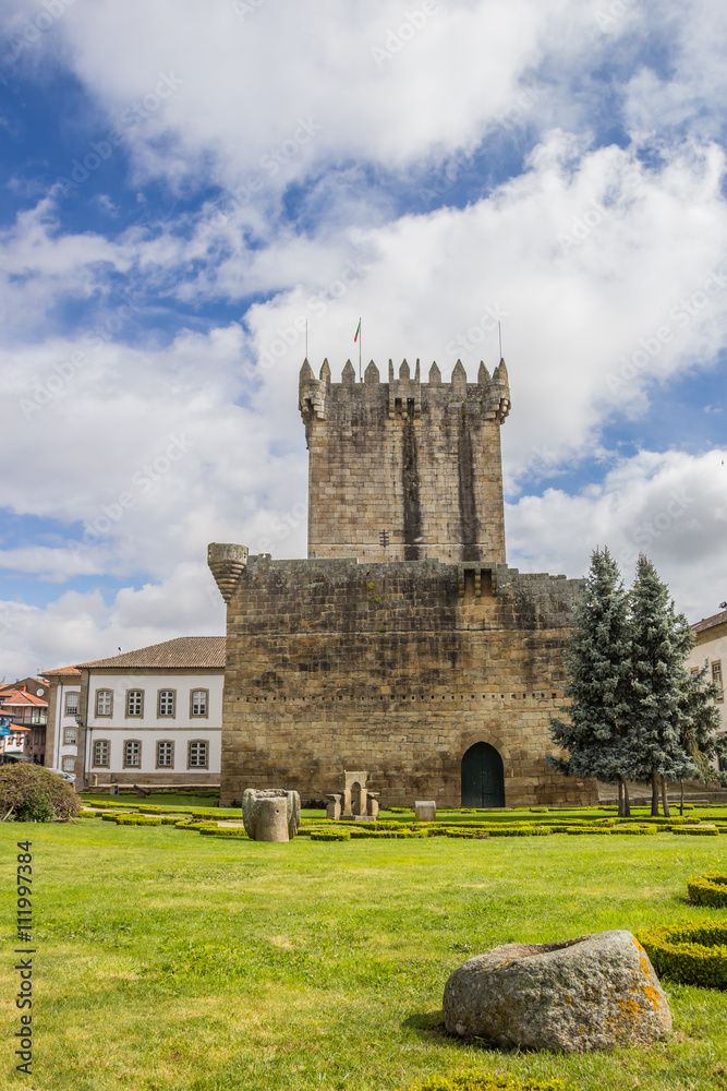 Medieval castle in the center of Chaves