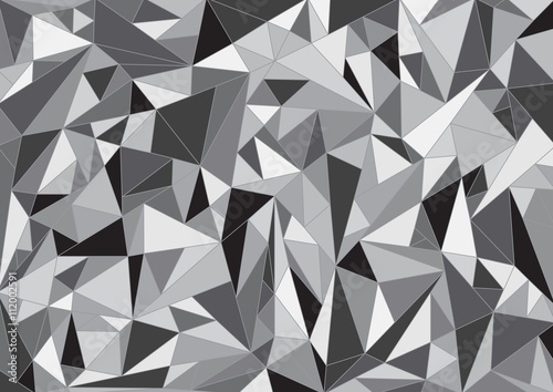 Abstract gray polygonal vector background