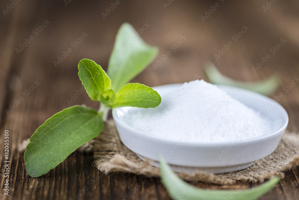 Stevia Granules (selective focus)