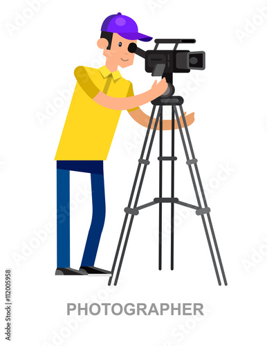 cool detailed character Photographer 