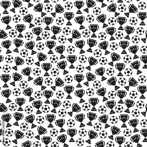 Sport football seamless pattern